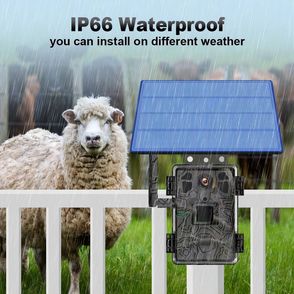 IP66 Waterproof  
you can install on different weather