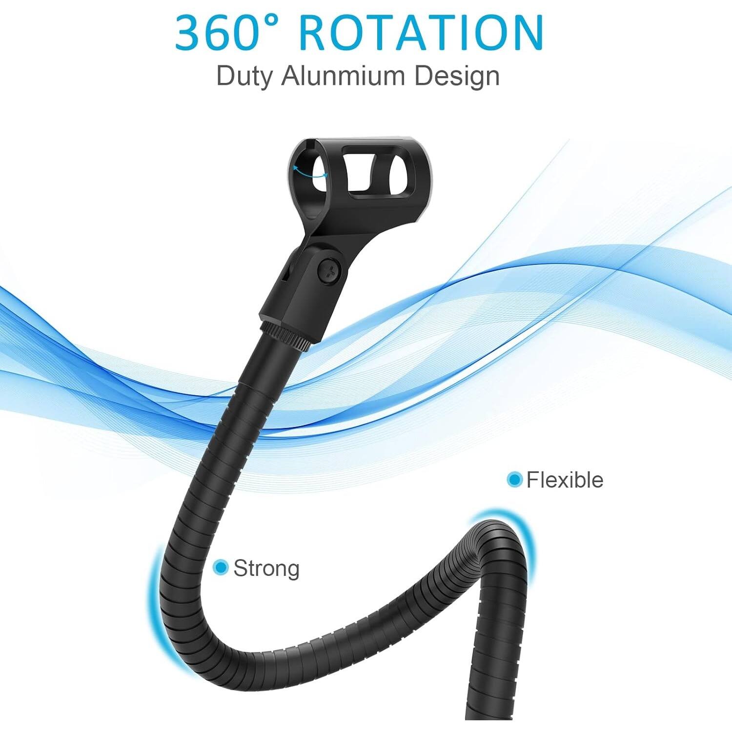 360° ROTATION  
Duty Aluminium Design  

Flexible  
Strong
