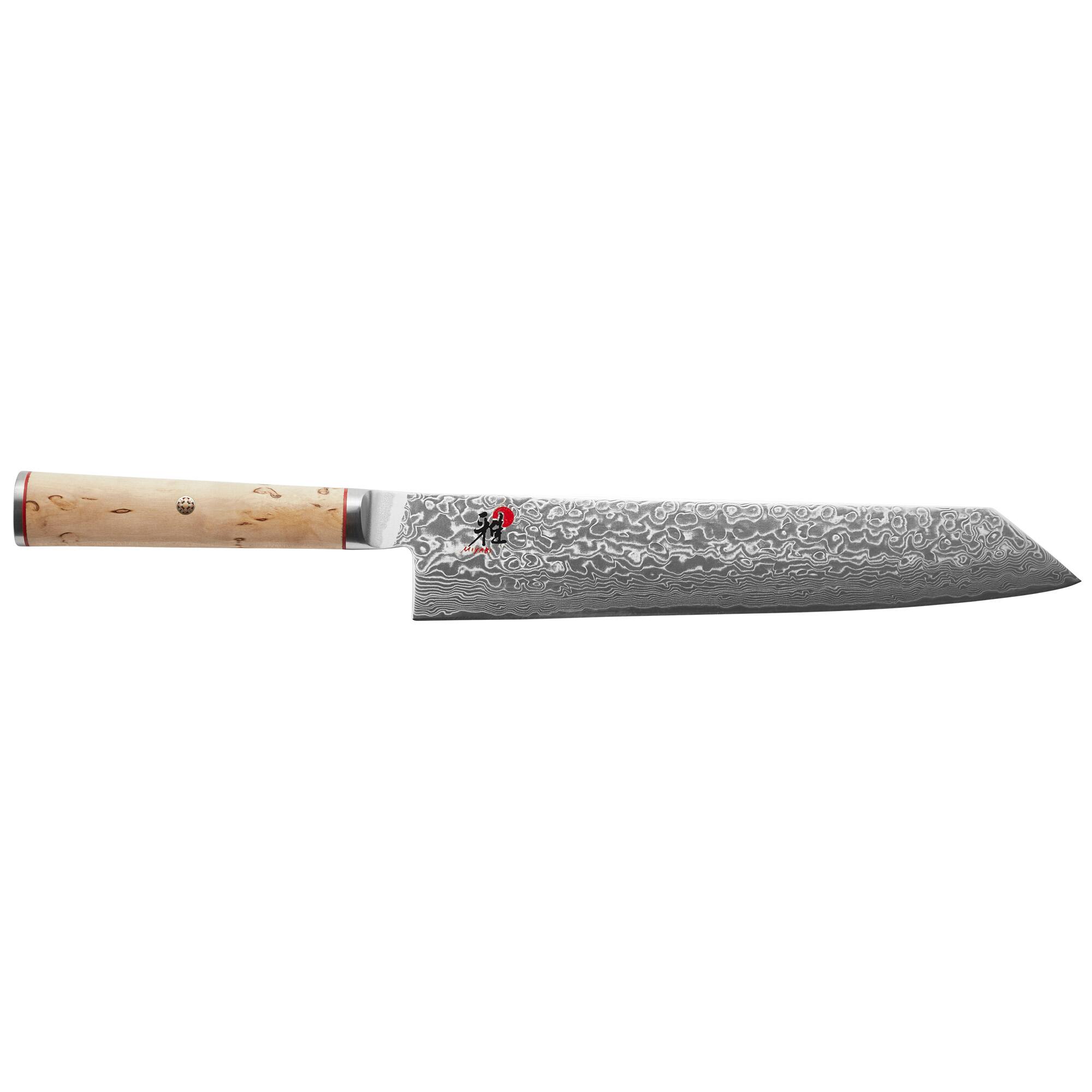 Front. Miyabi - Miyabi Birchwood SG2 9.5-inch Kiritsuke Knife - Stainless Steel.