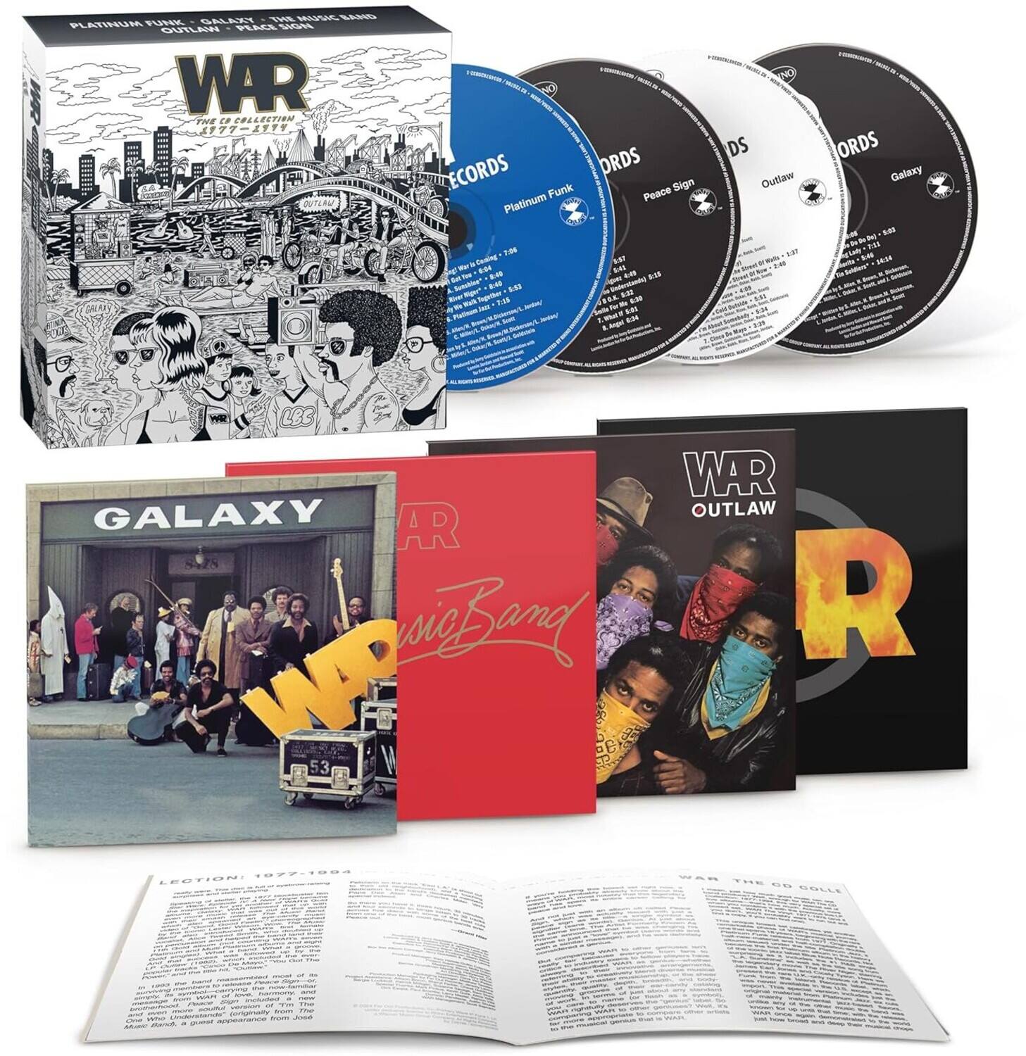 War - The CD Collection 1977-1994 - COMPACT DISCS