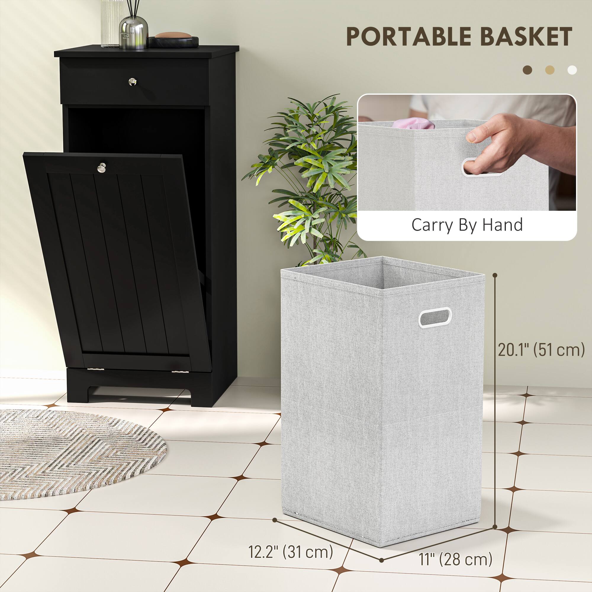 PORTABLE BASKET  
Carry By Hand  

20.1" (51 cm)  
12.2" (31 cm)  
11" (28 cm)