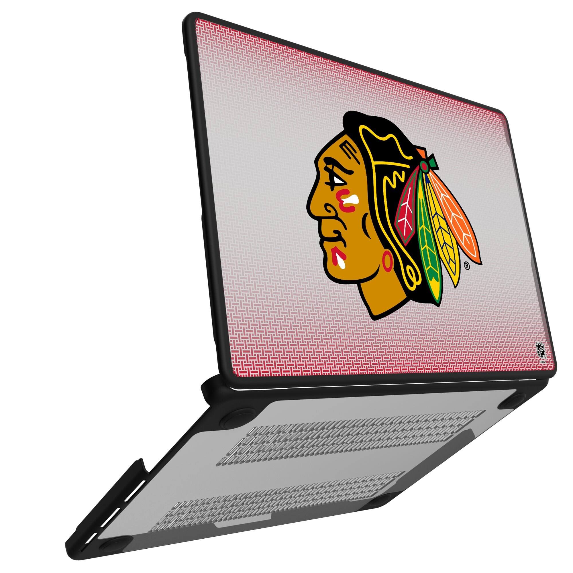 Alt View 1. Keyscaper - Chicago Blackhawks Linen MacBook Case - Air 13 in - Multicolor.