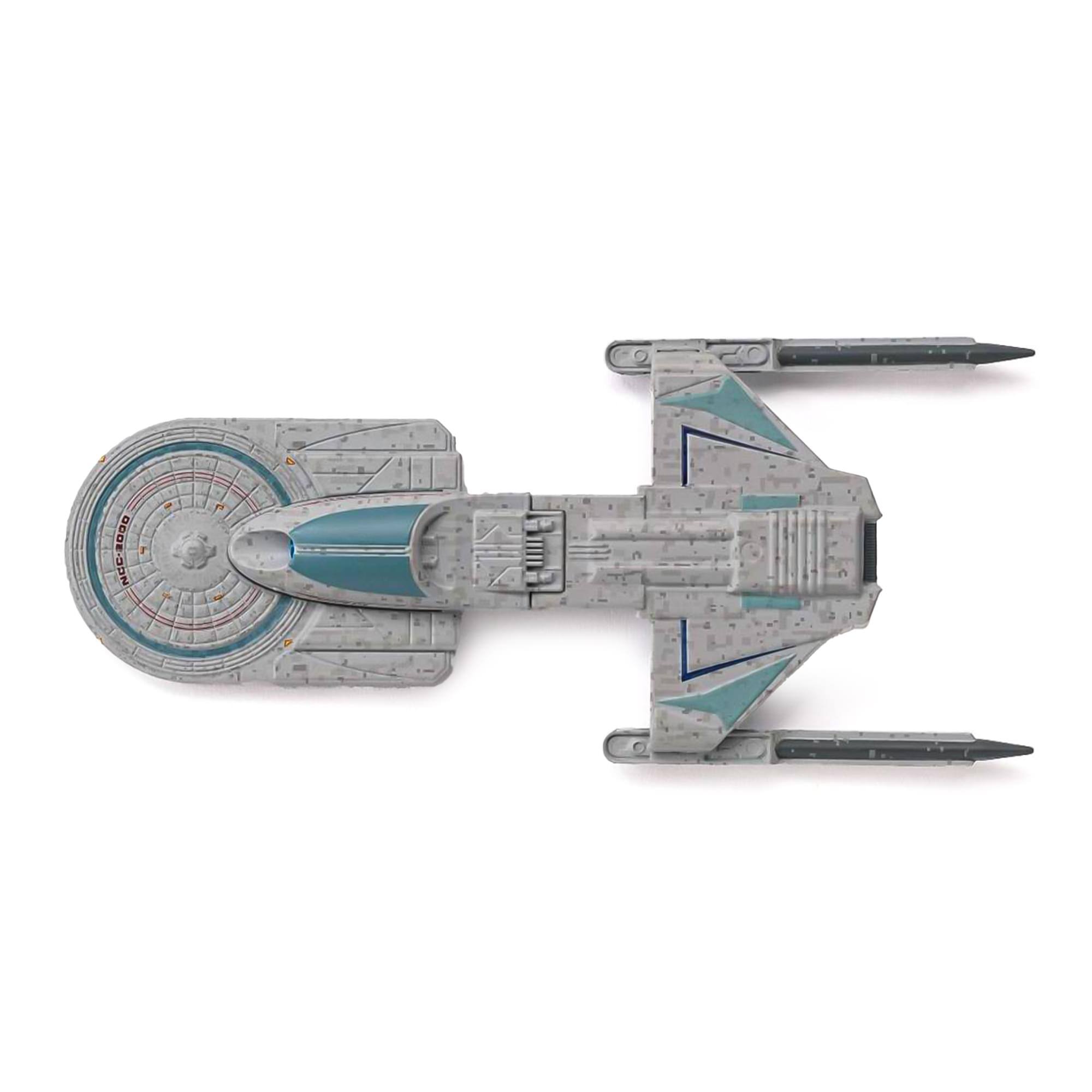 Alt View 2. Eaglemoss - Eaglemoss Star Trek Starships Replica | USS Excelsior Nilo Rodis Concept III #164 - Multi-Colored.
