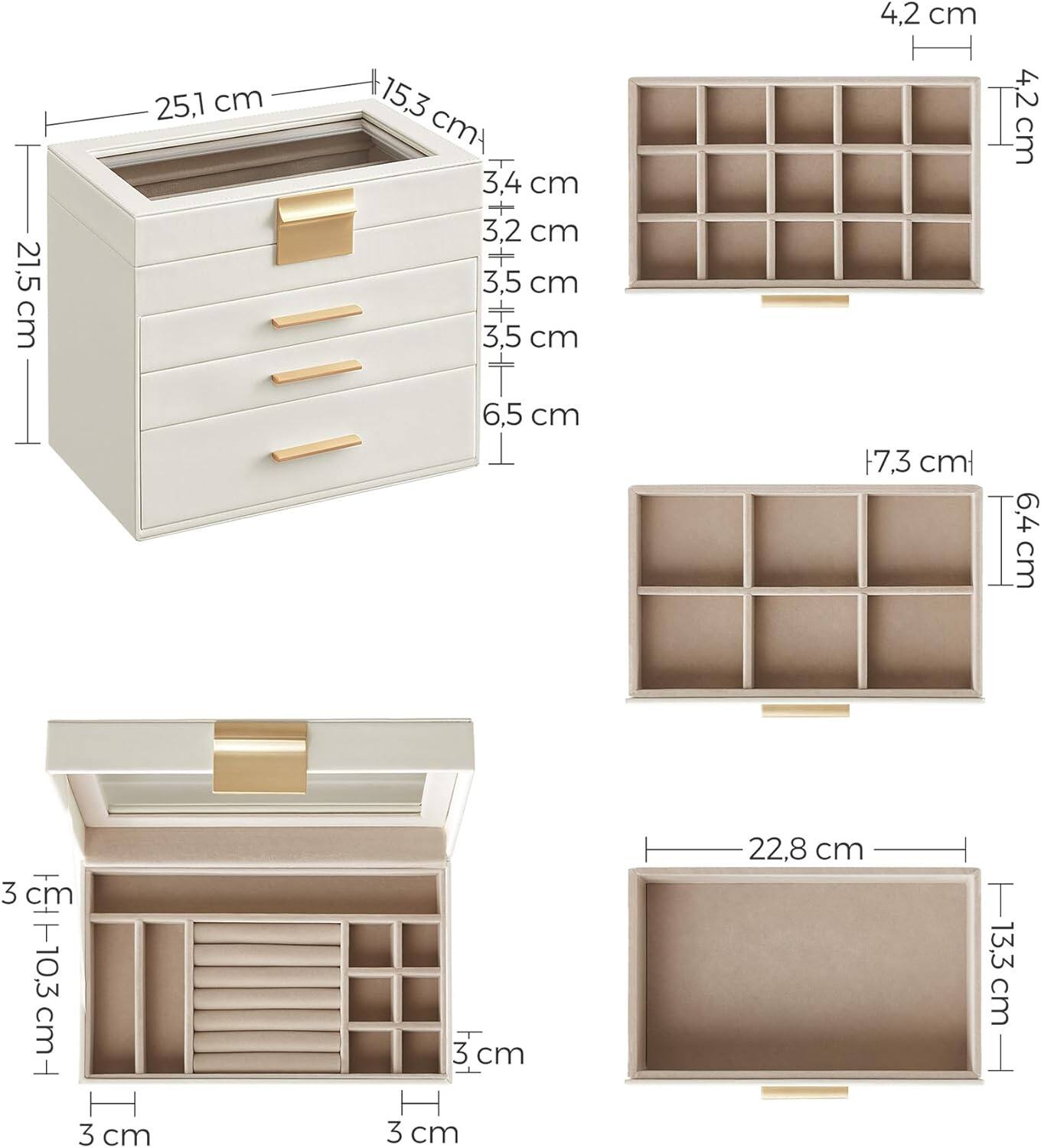 - 25.1 cm
- 15.3 cm
- 21.5 cm
- 6.5 cm
- 3.4 cm
- 3.2 cm
- 3.5 cm
- 3.5 cm
- 4.2 cm
- 4.2 cm
- 7.3 cm
- 6.4 cm
- 22.8 cm
- 13.3 cm
- 13.3 cm
- 10.3 cm
- 3 cm
- 3 cm
- 3 cm
- 3 cm