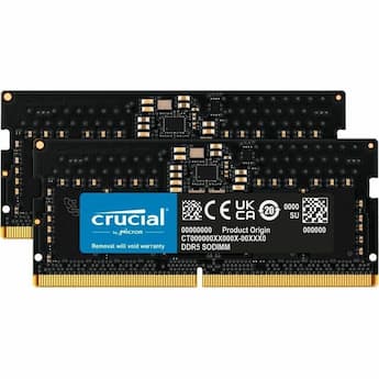 Crucial Micron 16GB (2 x 8GB) DDR5 SDRAM Memory Kit For Computer Crucial Micron 16GB (2 x 8GB) DDR5 SDRAM Memory Kit For Computer