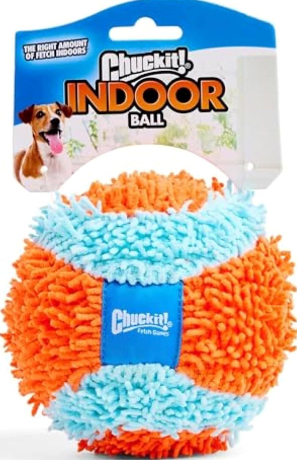 THE RIGHT AMOUNT OF FETCH INDOORS  
Chuckit! INDOOR BALL  
Chuckit! Fetch Games
