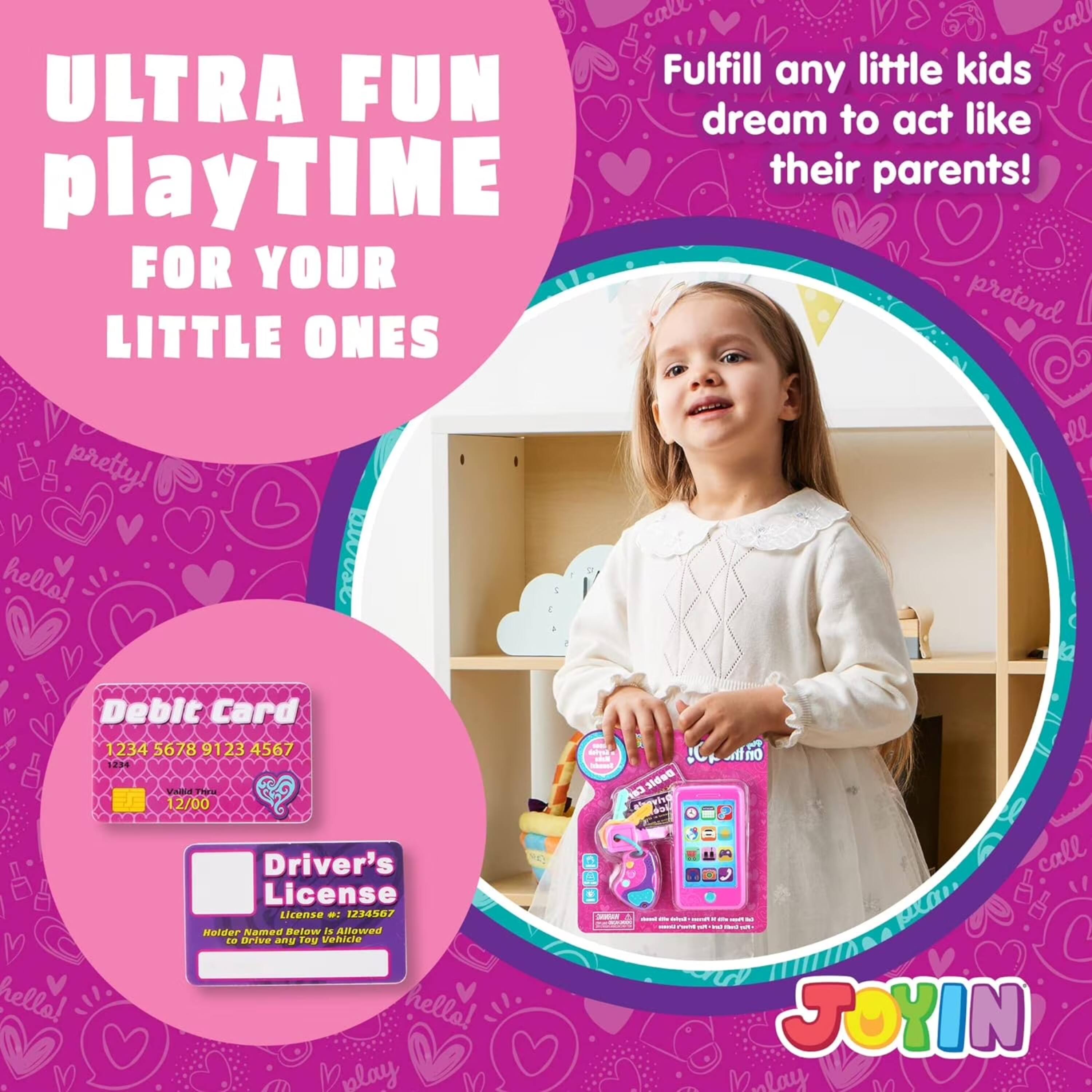 ULTRA FUN playTIME FOR YOUR LITTLE ONES

Fulfill any little kids dream to act like their parents!

Debit Card
1234 5678 9123 4567
Valid 12/00

Driver's License
License #: 1234567
Holder Named Below is Allowed to drive any toy Vehicle

JOYIN