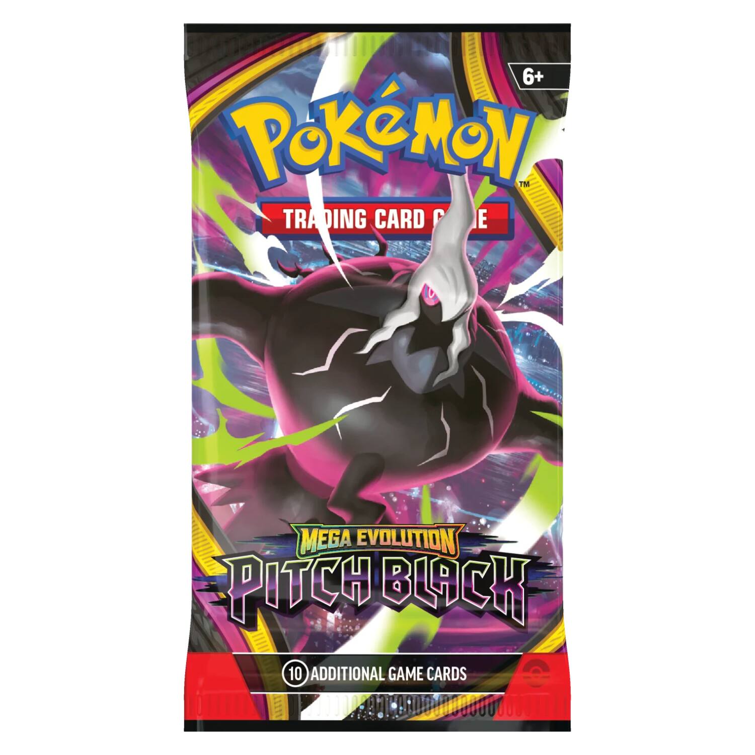 6+ Pokémon™ Trading Card Game Mega Evolution Pitch Black 10 Additional Game Cards