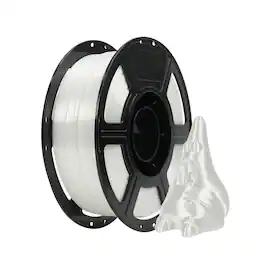 Flashforge - 3D Printer Filament Silk PLA 1.75mm 1kg Spool-Dimensional Accuracy +/- 0.02mm - White