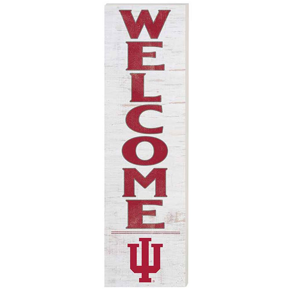 Indiana Hoosiers 10'' x 35'' Indoor/Outdoor Welcome Sign