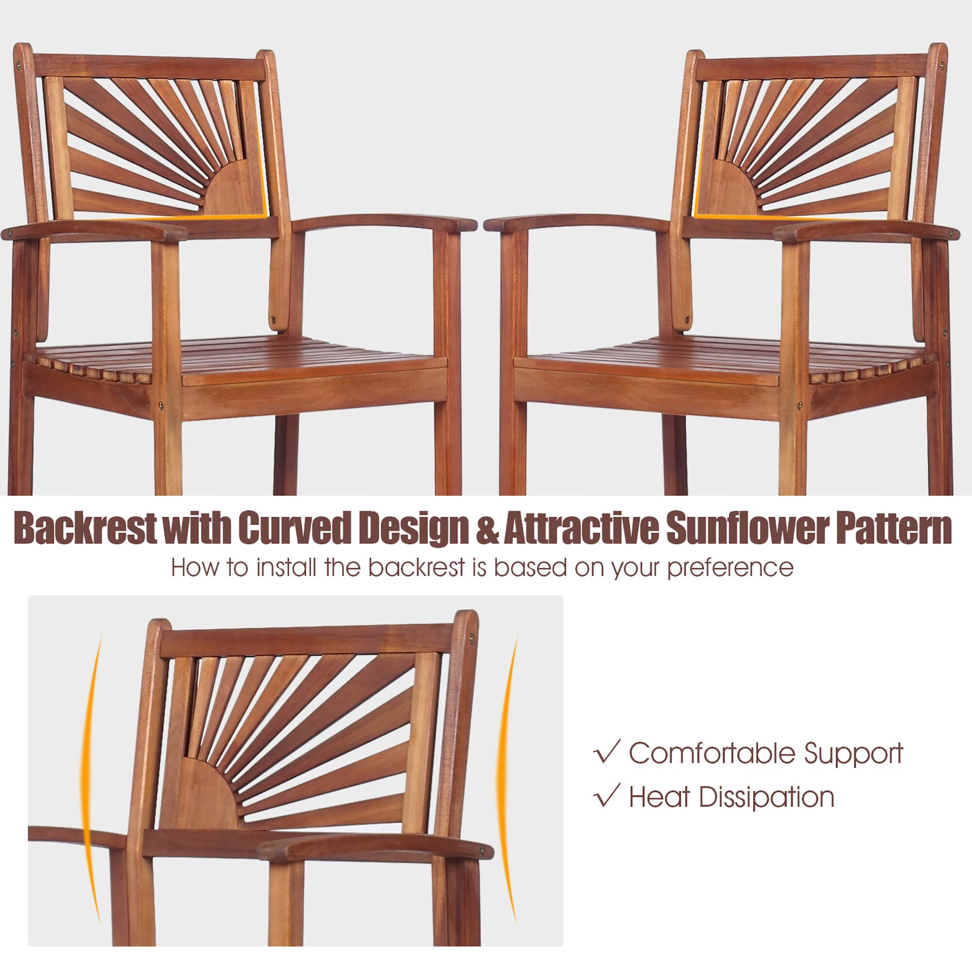 Backrest with Curved Design & Attractive Sunflower Pattern

How to install the backrest is based on your preference

✓ Comfortable Support
✓ Heat Dissipation