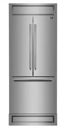 Front. Forno Appliances - Gallipoli 17.5 Cu. Ft. French Door Refrigerator with No Frost Technology - Stainless Steel VCM.