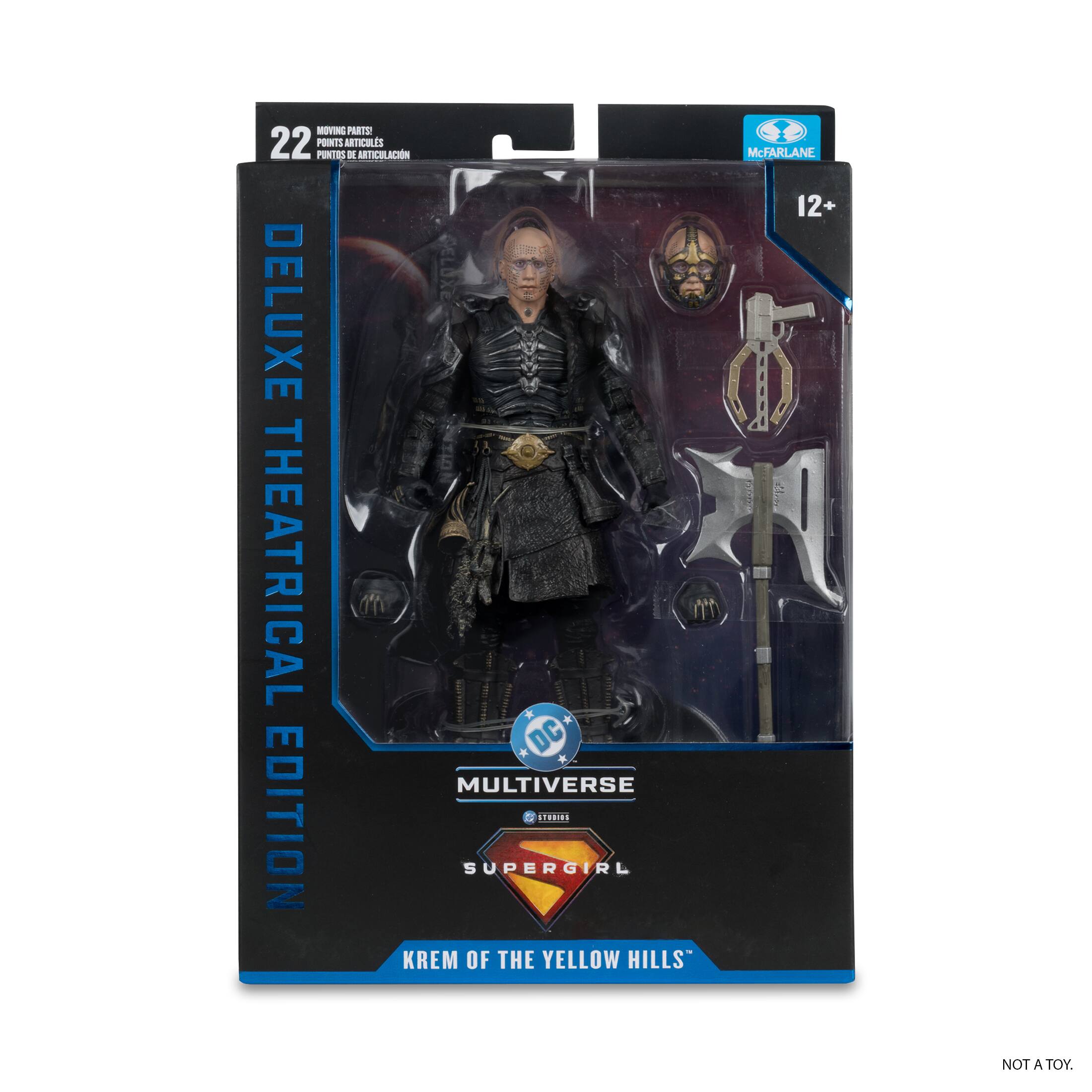 MOVIE PARTS 22 POINTS ARTICLES PONTES a ARTICULACION GELOXE DELUXE THEATRICAL EDITION DC MULTIVERSE SUPERGIRL KREM OF THE YELLOW HILLS" McFARLANE 12+ NOT A TOY.