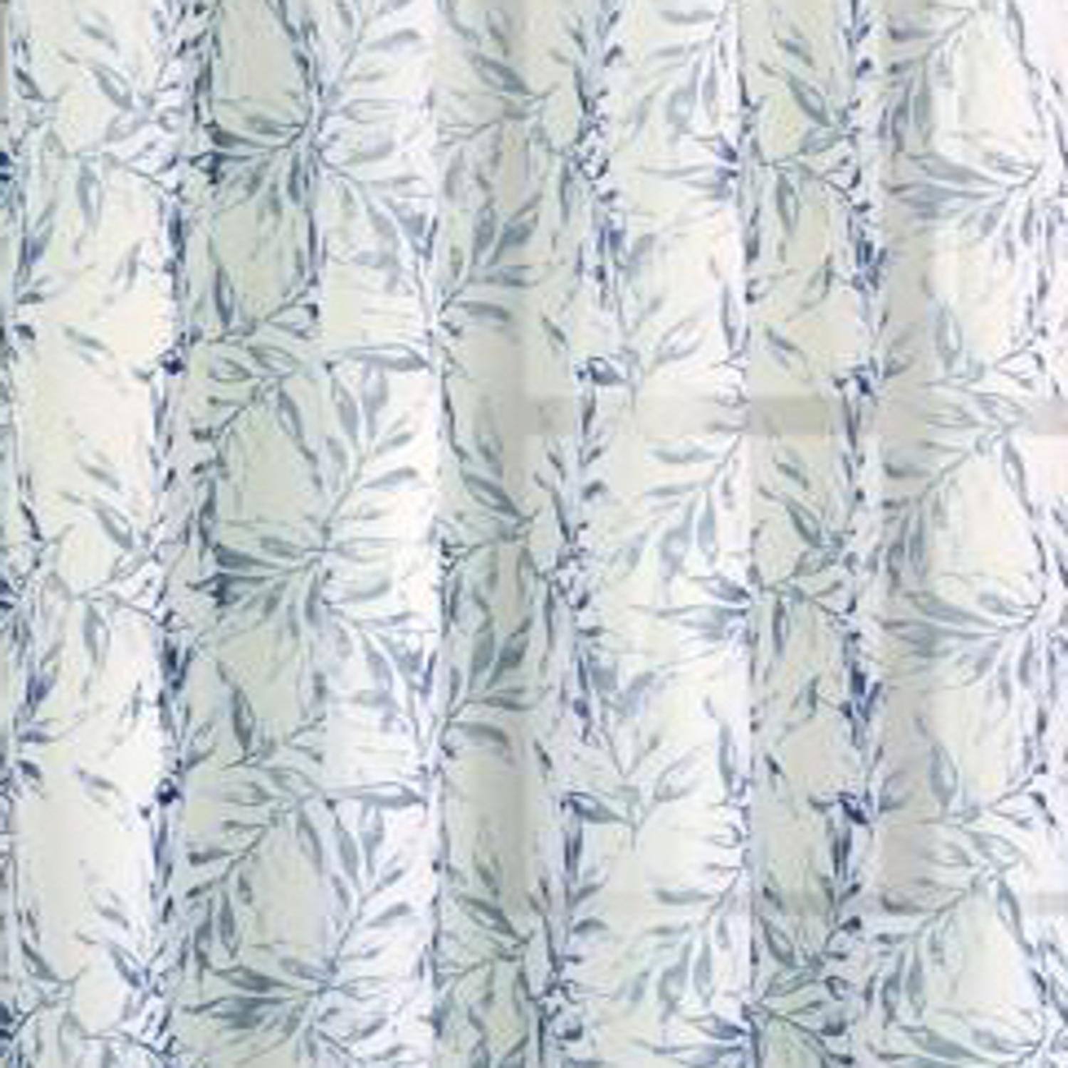 Left. Commonwealth Home Fashions - Habitat Jenny Light Filtering Grommet Curtain - 52"x95" Indigo - Indigo.