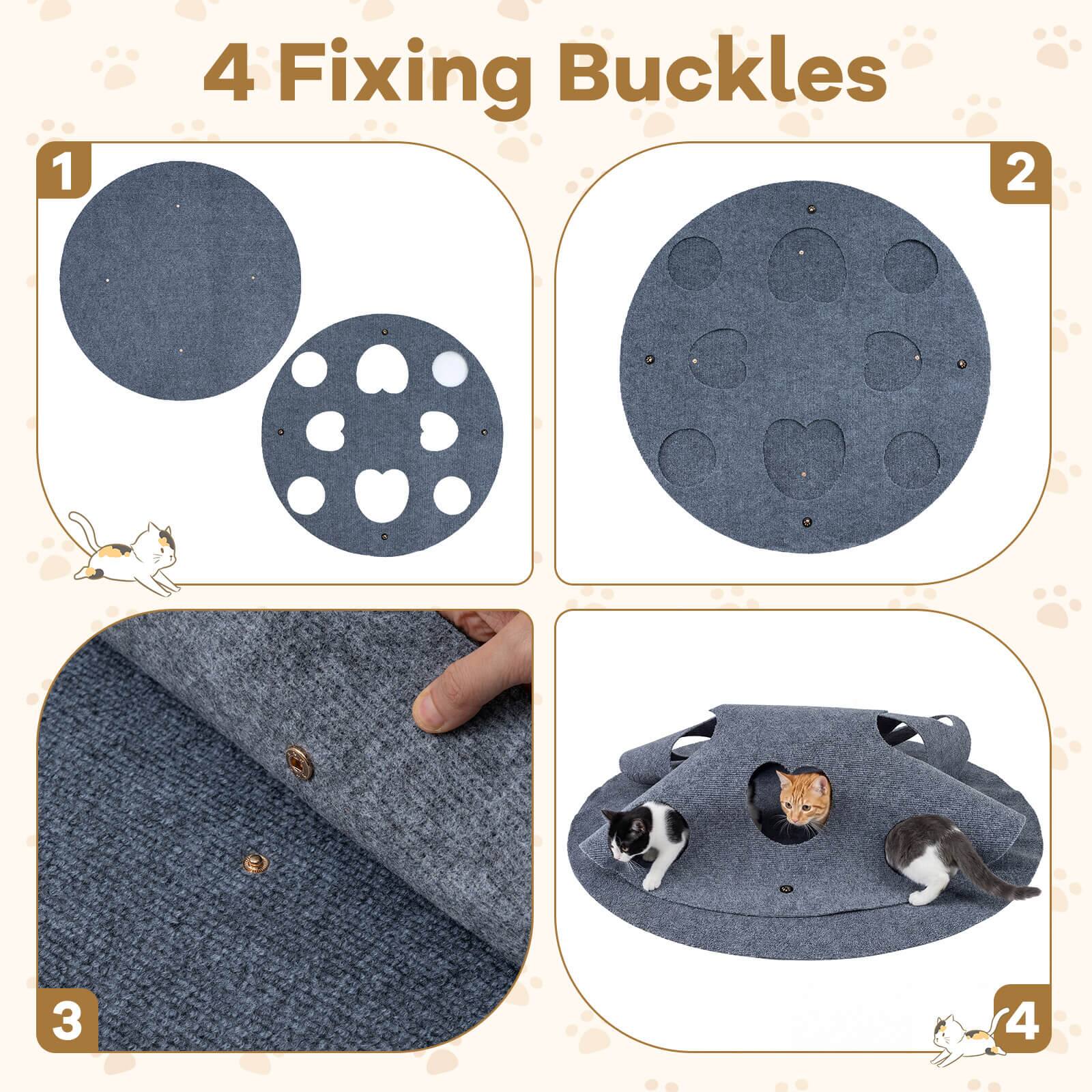 1. Fixing Buckles
2. 
3. 
4.