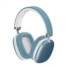 Stock Preferred - Wireless Bluetooth 5.3 Over-Ear Sport Headphones with Mic - Blue