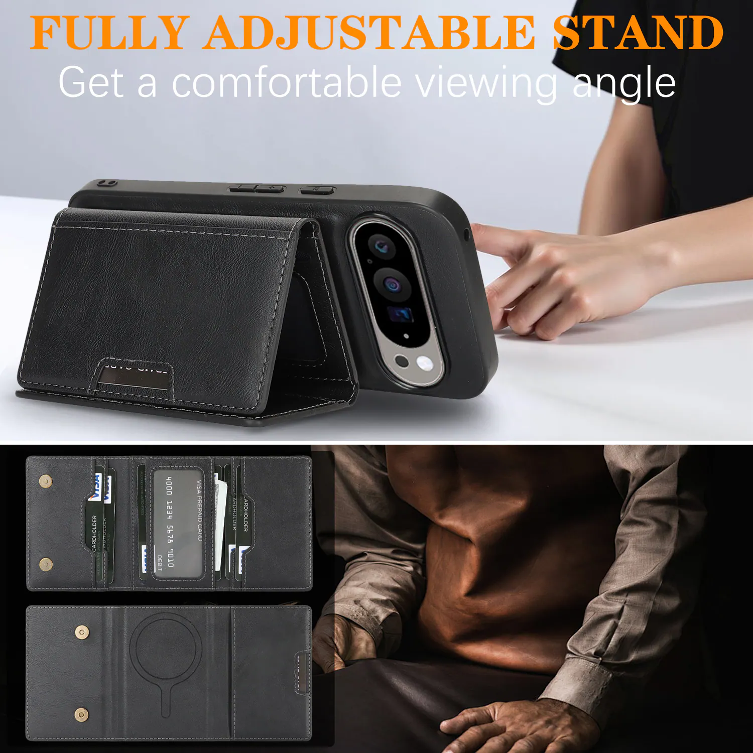 FULLY ADJUSTABLE STAND  
Get a comfortable viewing angle