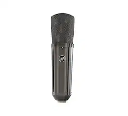 Warm Audio - Large-Diaphragm Condenser Microphone with 3 Switchable Polar Pattern, Highpass Filter and Mic Mounts, Stereo Pair - Limited Titanium-Style Finish
