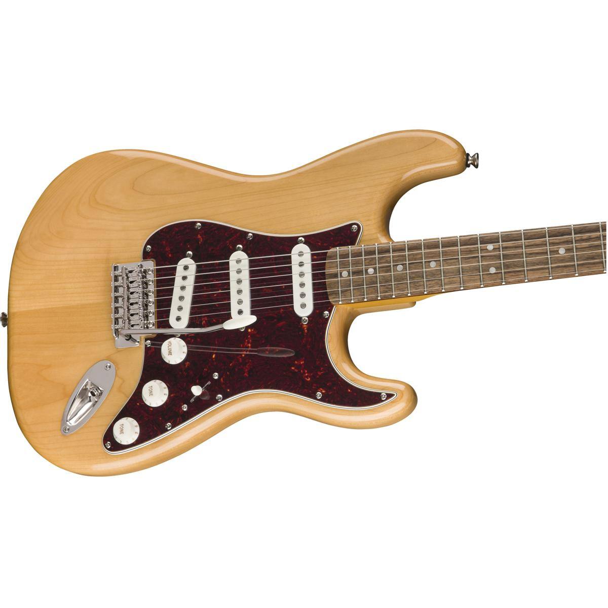 Alt View 4. Squier - Squier Classic Vibe '70s Stratocaster Electric Guitar, Indian Laurel Fingerboard, Natural.