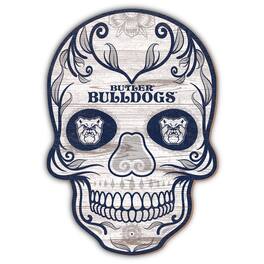 Fan Creations - Butler Bulldogs 12'' Sugar Skull Sign - Multicolor