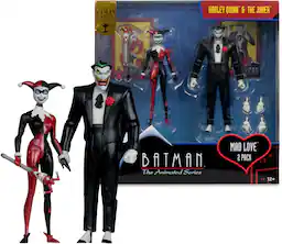 McFarlane Toys - DC Direct – Batman The Animated Series – Harley Quinn & The Joker (MAD LOVE)(GOLD - COLLECTIBLES