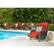Alt View 8. Hanover - Strathmere Outdoor Reclining Armchair - Crimson Red.