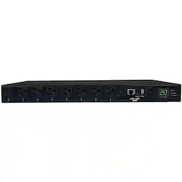Tripp Lite - by Eaton PDU 1.9kW Single-Phase Switched Automatic Transfer Switch PDU 2 120V L5-20P / 5-20P Inputs 16 - Black
