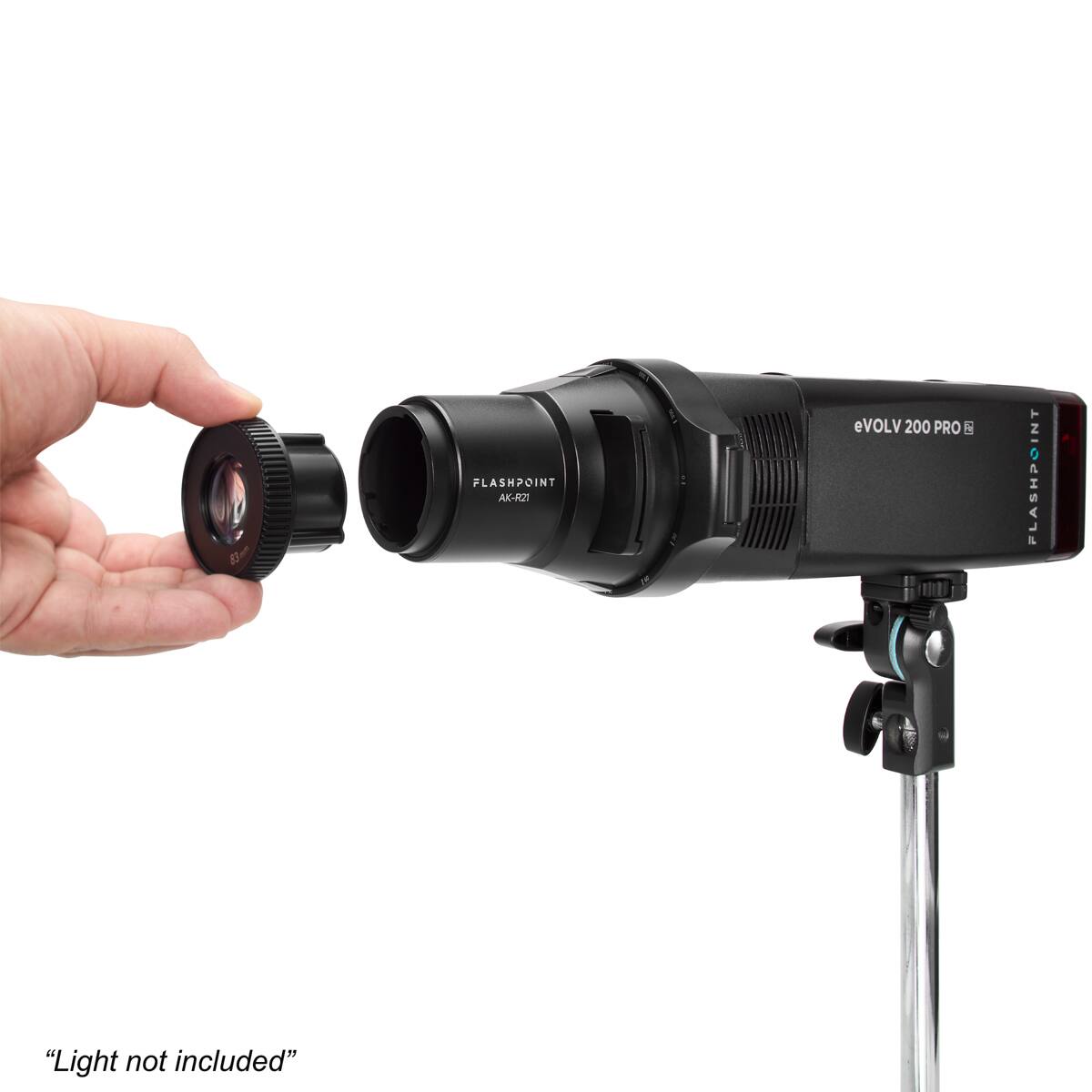 FLASHPOINT AK-R21 eVOLV 200 PRO S  
FLASHPOINT  
"Light not included"