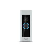 Ring - Wired Doorbell Plus Smart Wi-Fi Video Doorbell - Satin Nickel - Front_Zoom