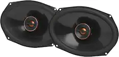 Front. Infinity - INFINITY REF697F 6x9” Two-way car audio speaker Pair - Black.