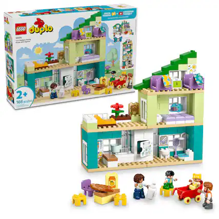 LEGO duplo 10470 - 1 in 1 Modern Family House with Figures
2+
166 pcs/pzs
Expressing Yourself
Big Thinking Play