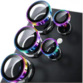 Stock Preferred - Ultra Camera Lens Protector For Samsung Galaxy S25 Ultra - Multicolor