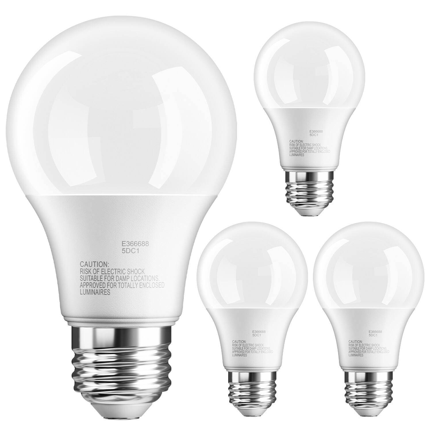E366688 5DC1  
CAUTION: RISK OF ELECTRIC SHOCK SUITABLE FOR DAMP LOCATIONS. APPROVED FOR TOTALLY ENCLOSED LUMINAIRES