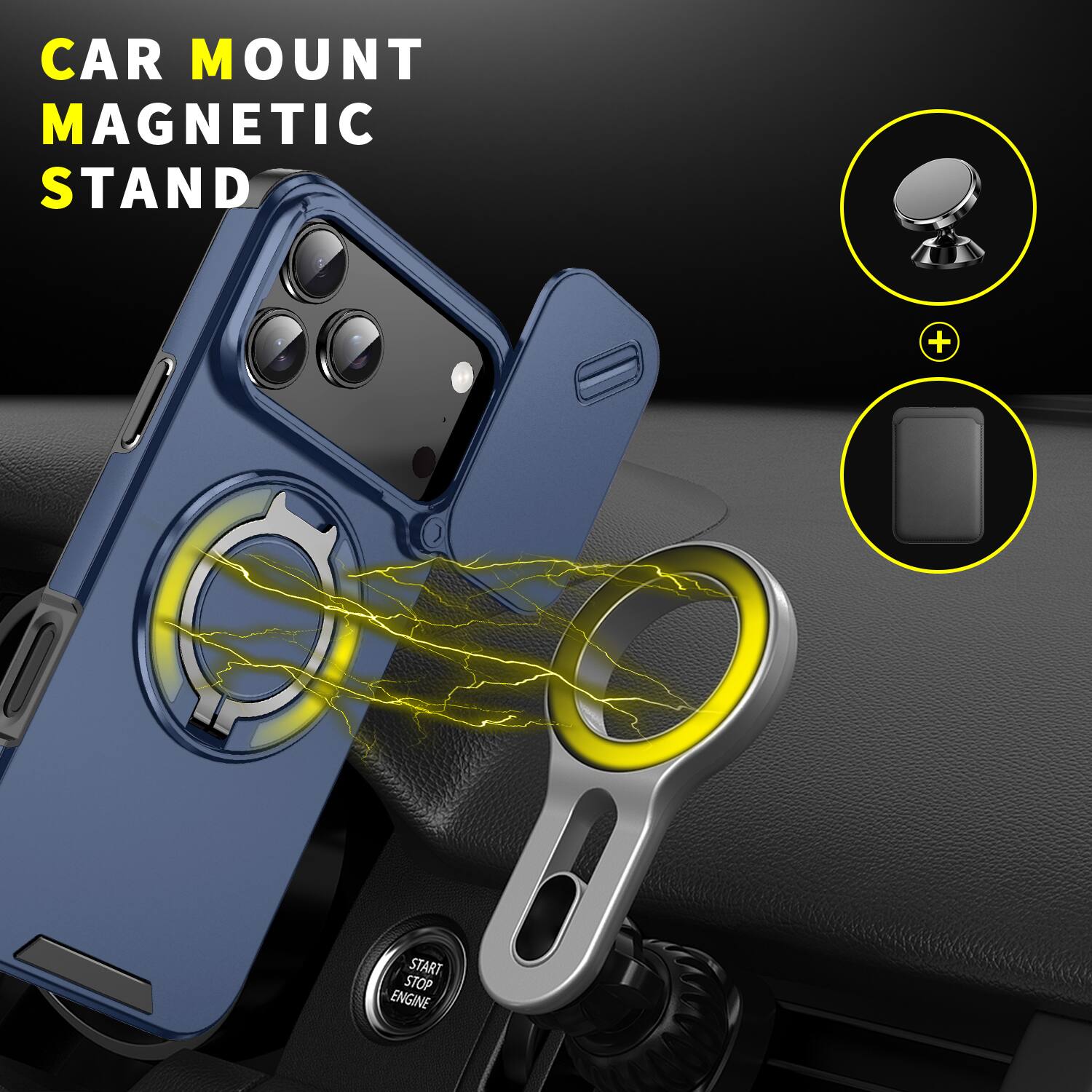 CAR MOUNT MAGNETIC STAND

START STOP ENGINE