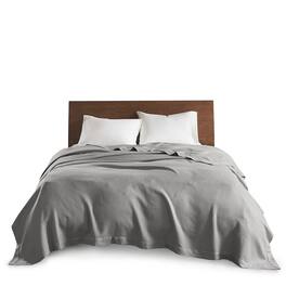 Gracie Mills - Caitlin Pure Comfort Egyptian Cotton Blanket - Gray
