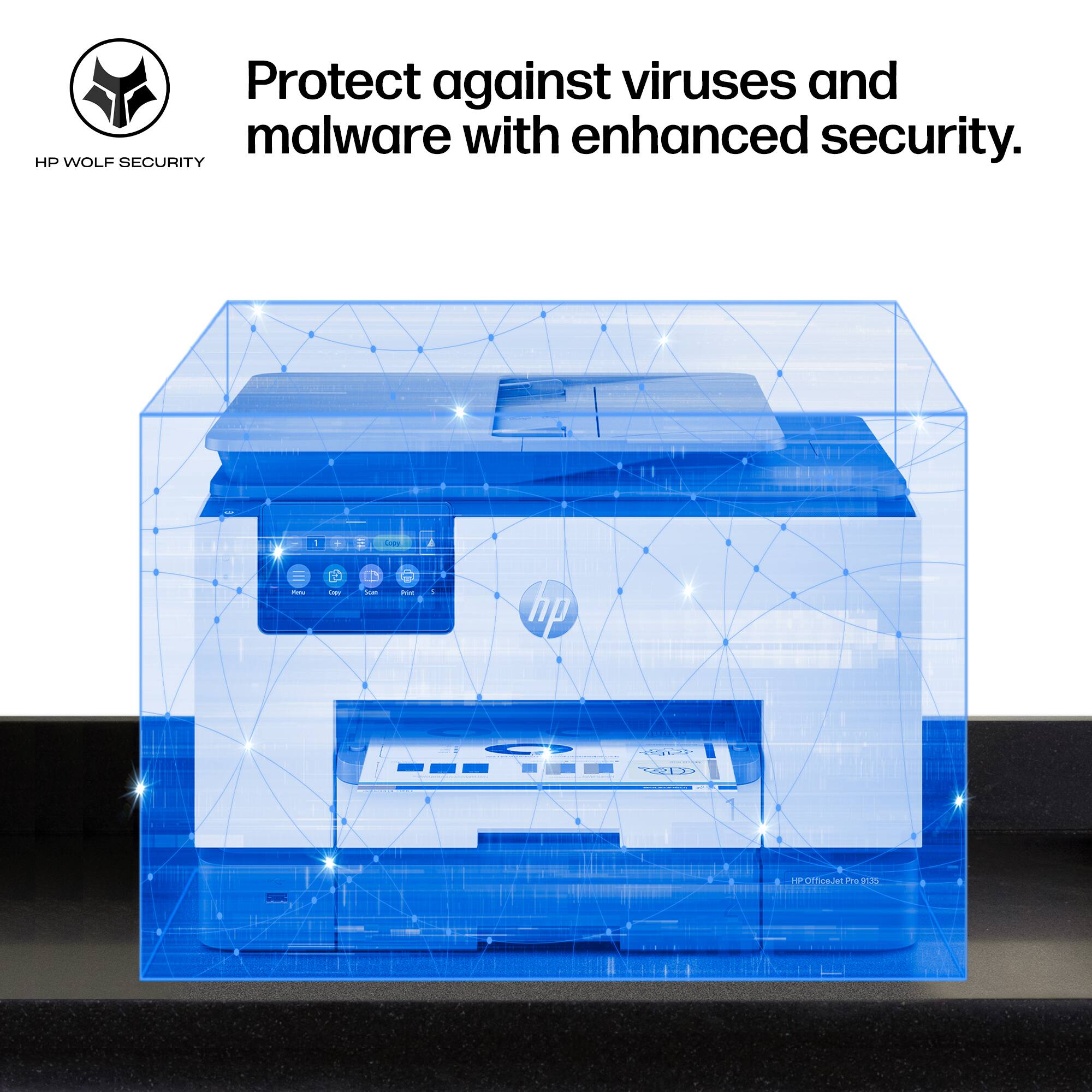 Protect against viruses and malware with enhanced security.

HP WOLF SECURITY