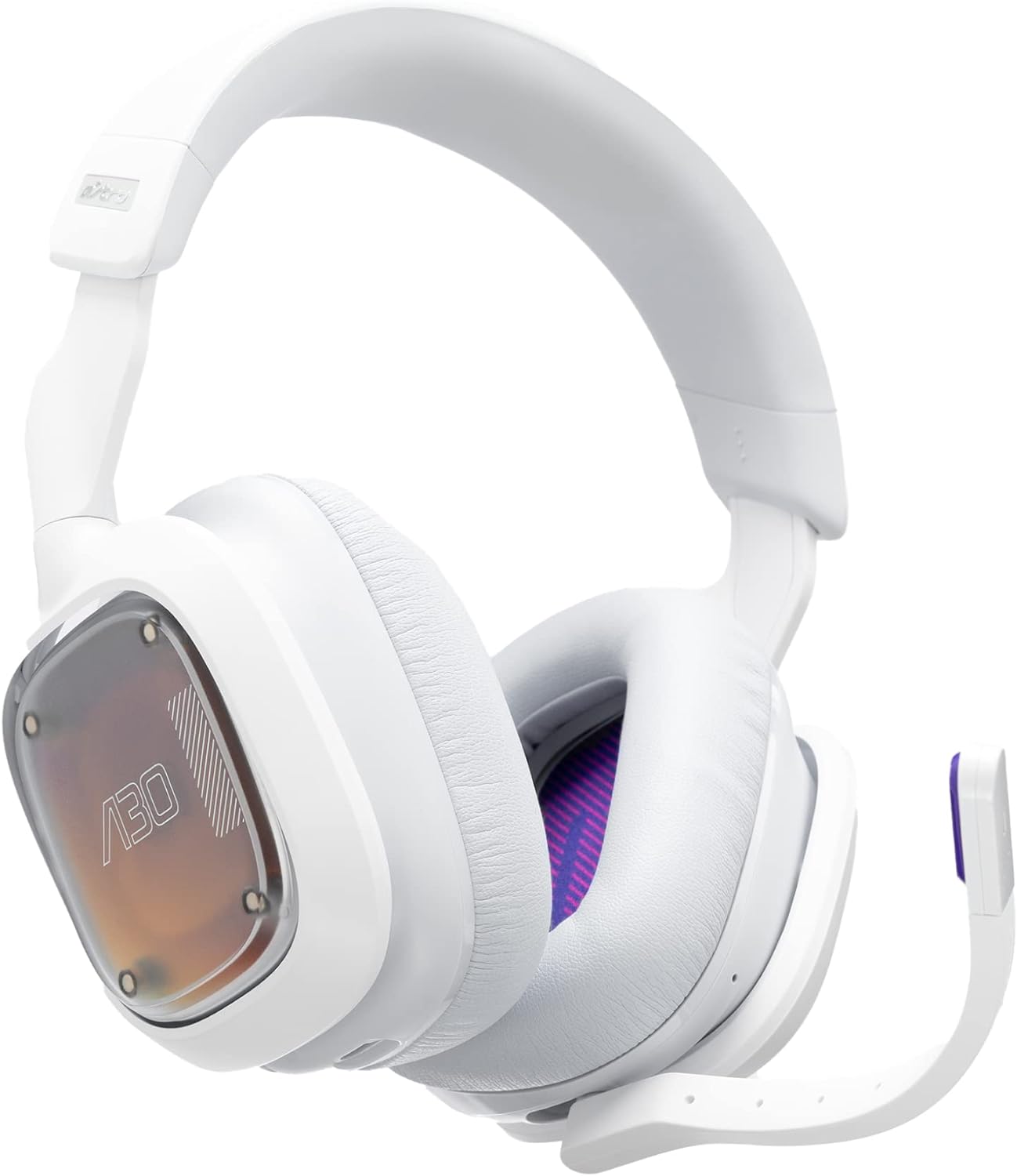 Alt View 1. Astro Gaming - ASTRO Gaming A30 Wireless Gaming Headset for Xbox Series X|S (White) - White.