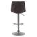 Alt View Zoom 12. CorLiving - Palmer Adjutable Square Tufted Barstool (set of 2) - Distressed Grey.