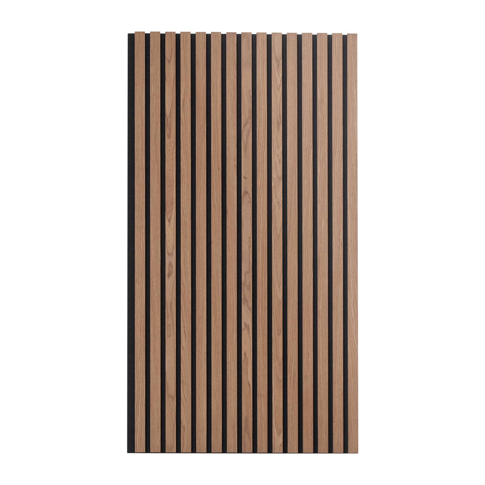 Alt View 5. VEVOR - Wood Slat Acoustic Panels, 23.6 x 47.2 inch,MDF Accent Wooden Wall Panels for Modern Interior Wall,Faux Wood Wall Board - Walnut.