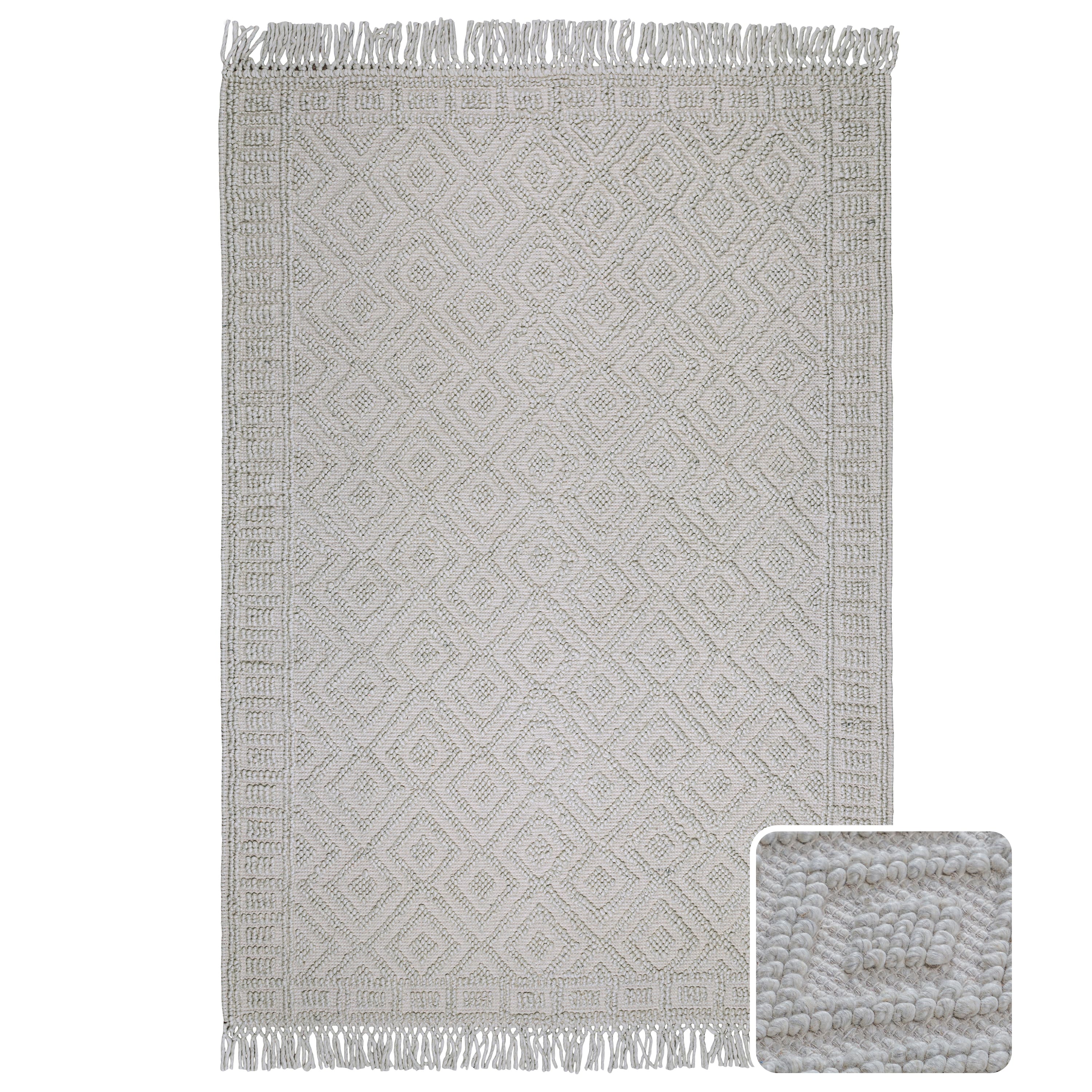 Simpli Home - Mead 6 x 9 Area Rug - Ivory - Front_Zoom