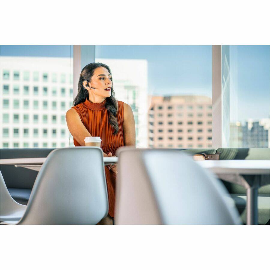 Alt View 1. HP - Poly Voyager 5200-M Office Headset +USB-A to Micro USB Cable TAA - Microsoft Teams Certification - Siri, Google - Black.