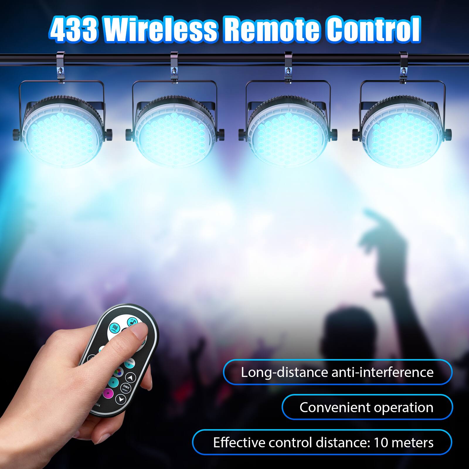433 Wireless Remote Control

- Long-distance anti-interference
- Convenient operation
- Effective control distance: 10 meters