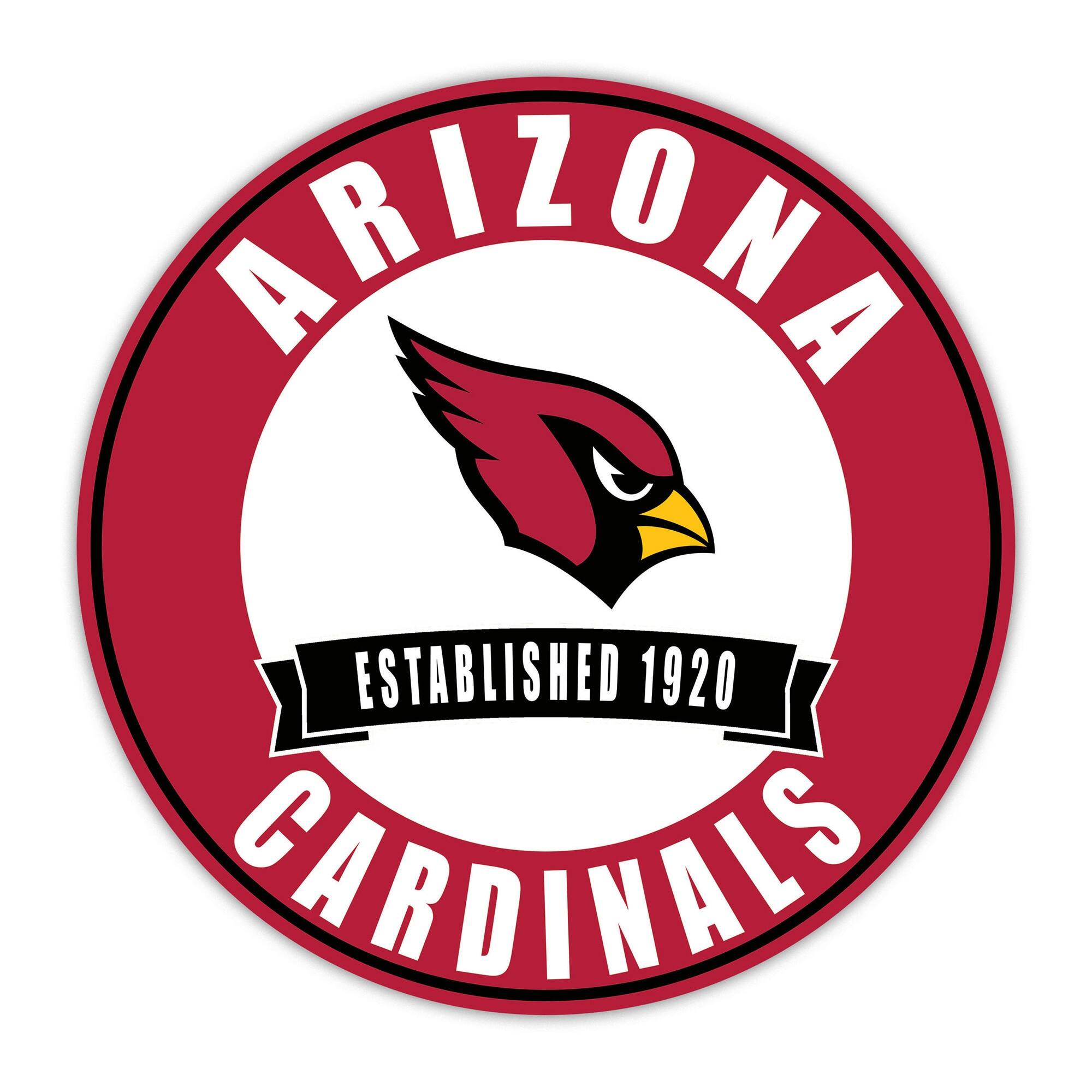 Arizona Cardinals 24" Circle with Banner
