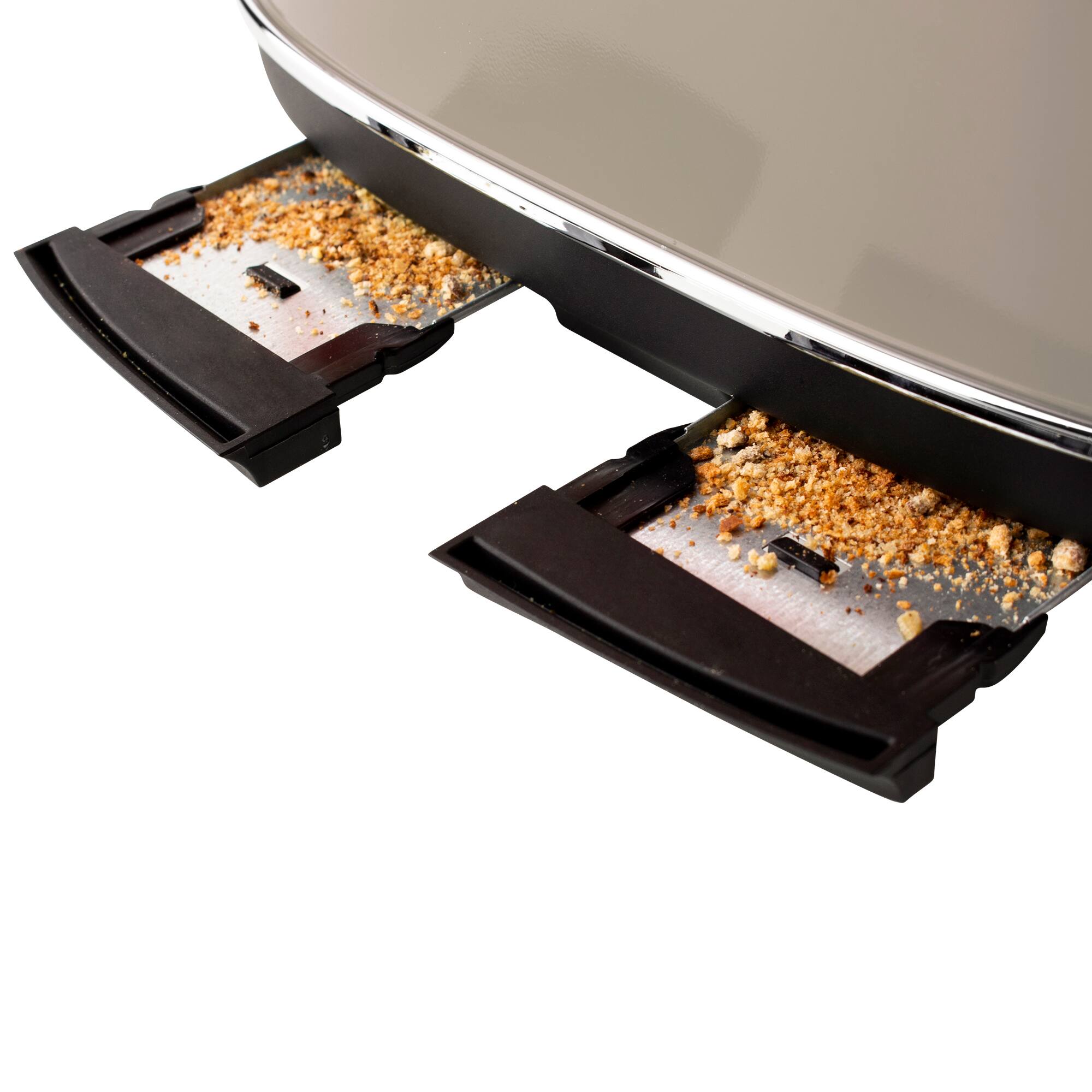 Alt View 8. Haden - Haden Dorset 12 Cup Coffee Maker & 4 Slice Wide Slot Toaster, Putty & Chrome - Putty.