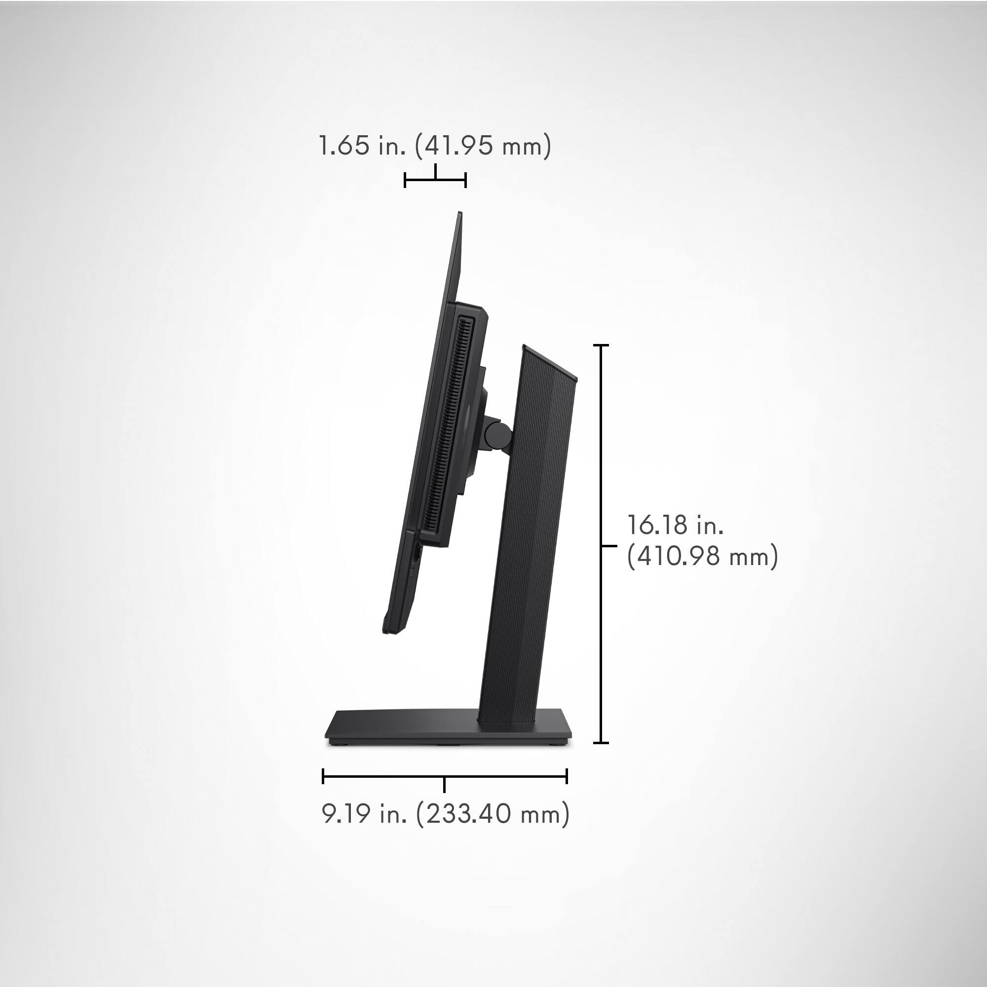 1.65 in. (41.95 mm)  
16.18 in. (410.98 mm)  
9.19 in. (233.40 mm)