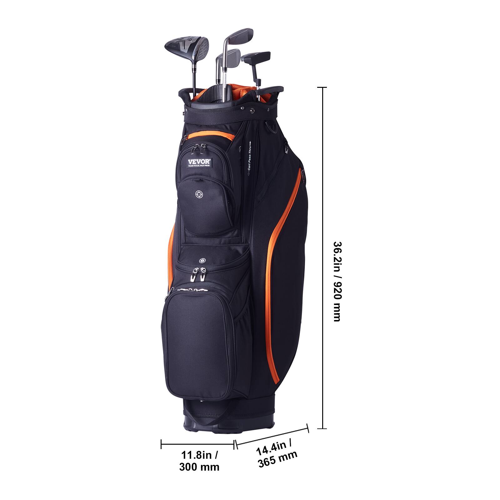 AE VEVOR  
36.2in / 920 mm  
11.8in / 300 mm  
14.4in / 365 mm