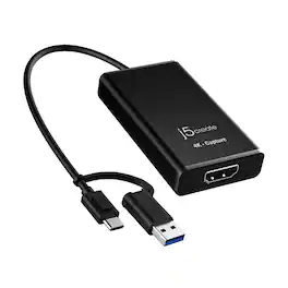j5create - 4K HDMI Capture Adapter - Black