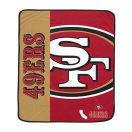 Pegasus - San Francisco 49ers 50" x 60" Endzone Ultra Soft Throw Blanket - Multicolor