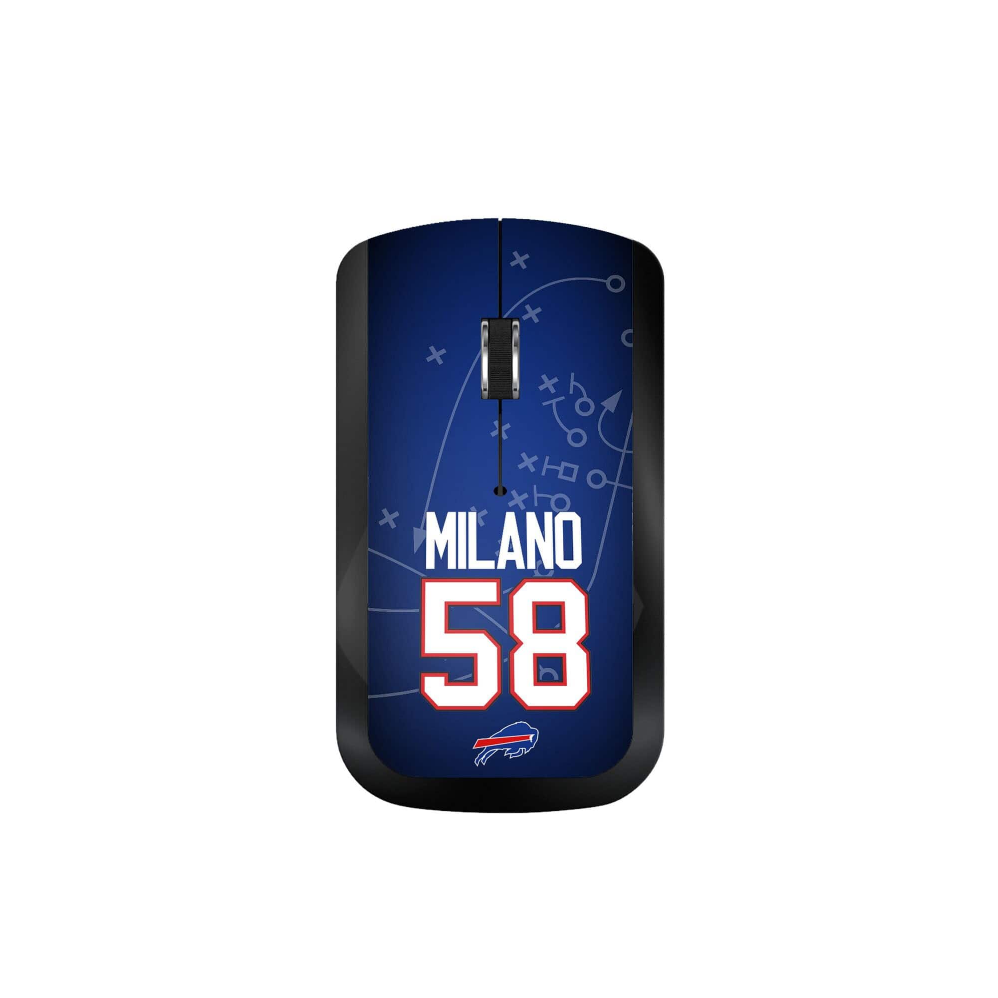 Keyscaper - Matt Milano Buffalo Bills Wireless Mouse - Wireless - Black