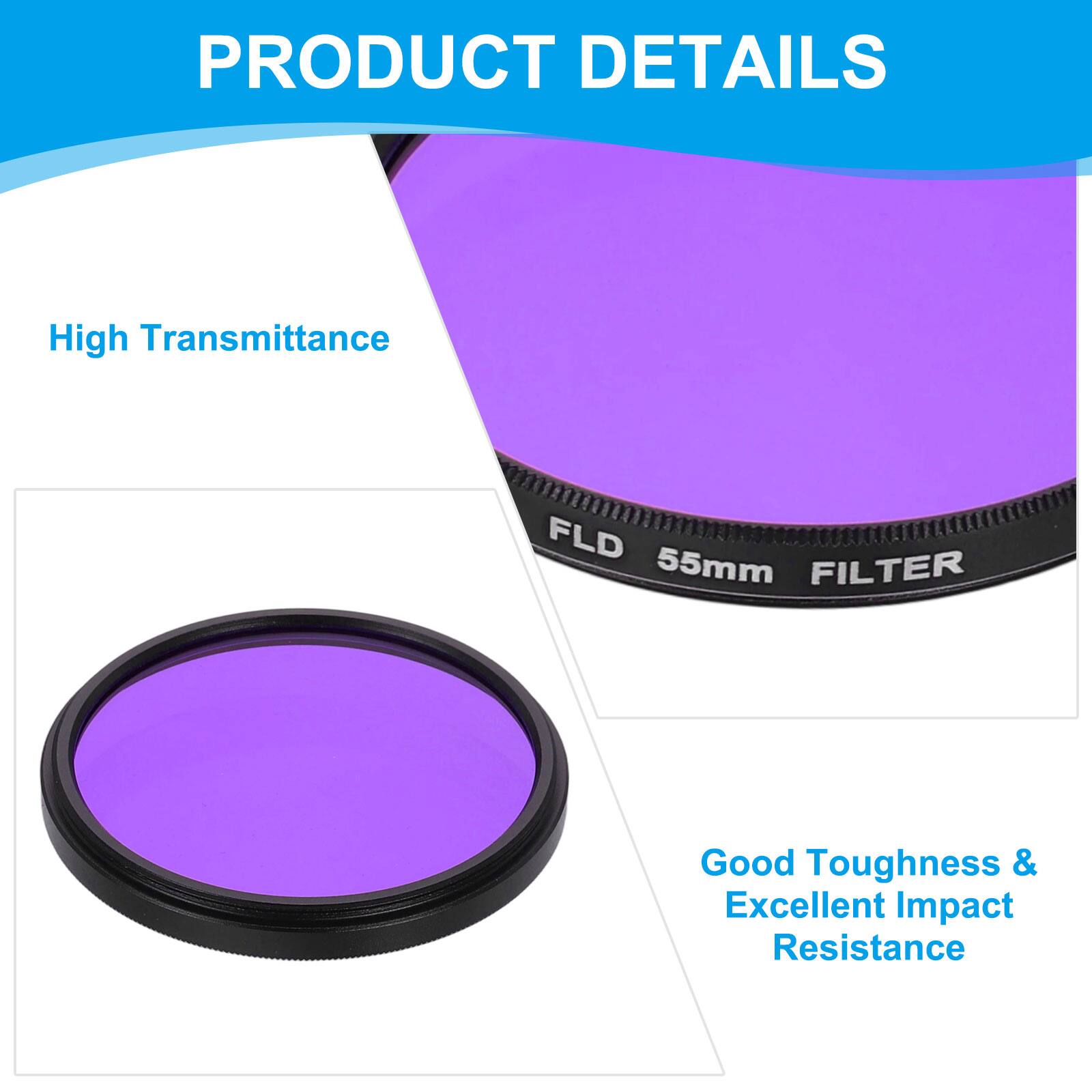 PRODUCT DETAILS

- High Transmittance
- Good Toughness & Excellent Impact Resistance

FLD 55mm FILTER